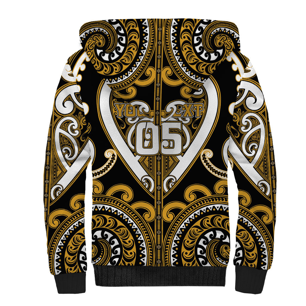 Custom Aotearoa Ngai Te Rangi Sherpa Hoodie Maori Tribal Pattern LT05 - Polynesian Pride