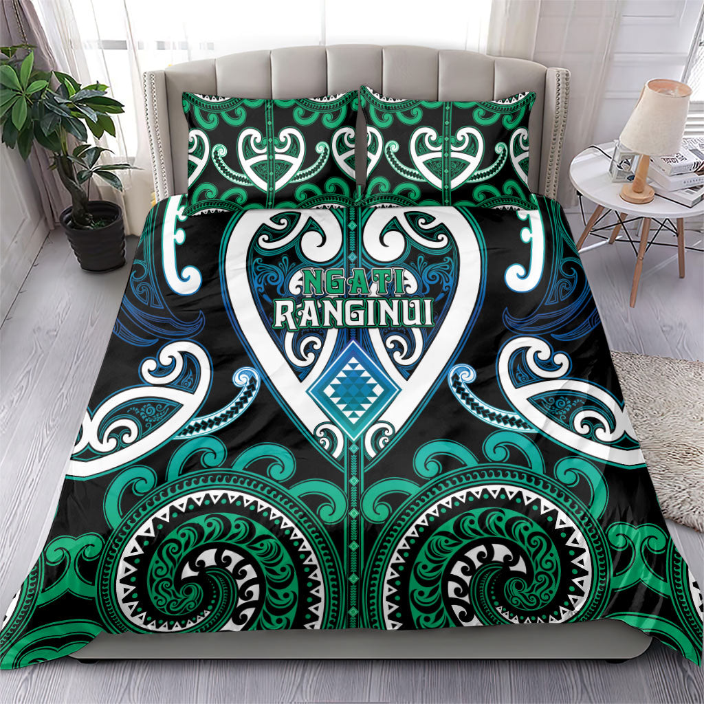 Aotearoa Ngati Ranginui Bedding Set Maori Tribal Pattern LT05 - Polynesian Pride