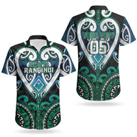 Custom Aotearoa Ngati Ranginui Couples Matching Short Sleeve Bodycon Dress and Hawaiian Shirt Maori Tribal Pattern LT05 - Polynesian Pride