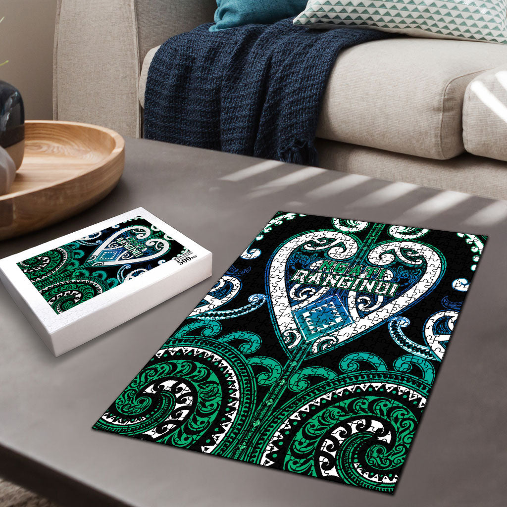 Aotearoa Ngati Ranginui Puzzle Maori Tribal Pattern LT05 - Polynesian Pride