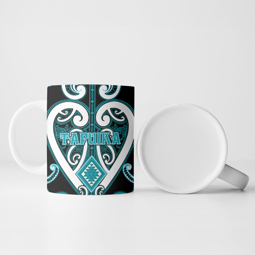 Custom Aotearoa Tapuika Ceramic Mug Maori Tribal Pattern LT05 - Polynesian Pride
