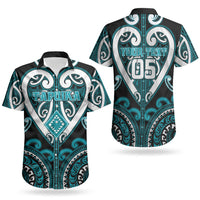 Custom Aotearoa Tapuika Couples Matching Puletasi and Hawaiian Shirt Maori Tribal Pattern LT05 - Polynesian Pride