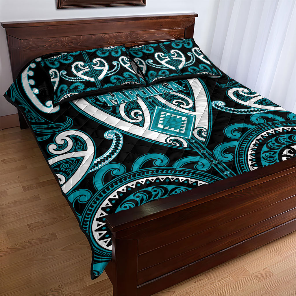 Aotearoa Tapuika Quilt Bed Set Maori Tribal Pattern LT05 - Polynesian Pride