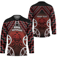 Personalised Aotearoa Mana Motuhake Hockey Jersey Poutama With Maori Pattern - Polynesian Pride