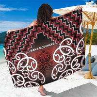Aotearoa Mana Motuhake Sarong Poutama With Maori Pattern - Polynesian Pride