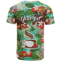 Personalized Kona Coffee Festival T Shirt Polynesian Pattern Tropical Vibe LT05 - Polynesian Pride
