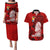 personalized-tonga-king-tupou-i-day-couples-matching-puletasi-dress-and-hawaiian-shirt-tropical-flowers-with-ngatu-pattern