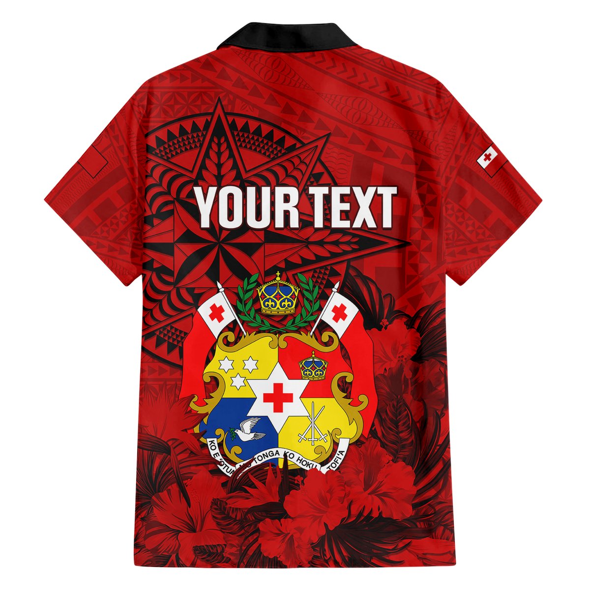 Personalized Tonga King Tupou I Day Hawaiian Shirt Tropical Flowers With Ngatu Pattern LT05 - Polynesian Pride