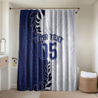 Custom Fiji Queen Victoria School Bathroom Set 120 Years Anniversary LT05 Shower Curtain Only White - Polynesian Pride