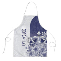 Fiji Queen Victoria School 1906 Apron Floreat Viti LT05 Navy - Polynesian Pride