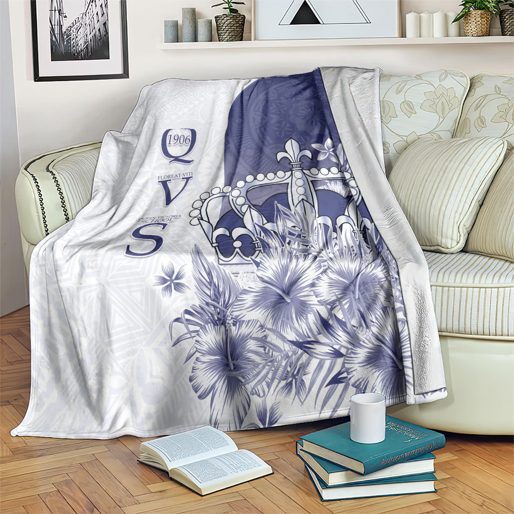 Fiji Queen Victoria School 1906 Blanket Floreat Viti LT05 Navy - Polynesian Pride