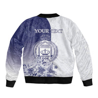 Personalised Fiji Queen Victoria School 1906 Bomber Jacket Floreat Viti LT05 - Polynesian Pride