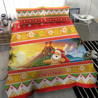 Hawaii Volcano Christmas Bedding Set Have An Explosive Christmas LT05 - Polynesian Pride