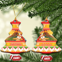 Hawaii Volcano Christmas Ceramic Ornament Have An Explosive Christmas LT05 Christmas Tree Red - Polynesian Pride