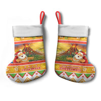 Hawaii Volcano Christmas Stocking Have An Explosive Christmas LT05 - Polynesian Pride