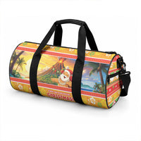 Hawaii Volcano Christmas Duffle Bag Have An Explosive Christmas LT05 - Polynesian Pride