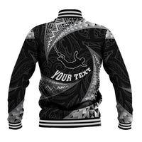 Personalised New Zealand Bungy Jumping Baseball Jacket Maori Pattern LT05 - Polynesian Pride