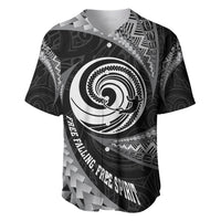 Personalised New Zealand Bungy Jumping Baseball Jersey Maori Pattern LT05 Black - Polynesian Pride