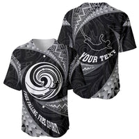 Personalised New Zealand Bungy Jumping Baseball Jersey Maori Pattern LT05 - Polynesian Pride