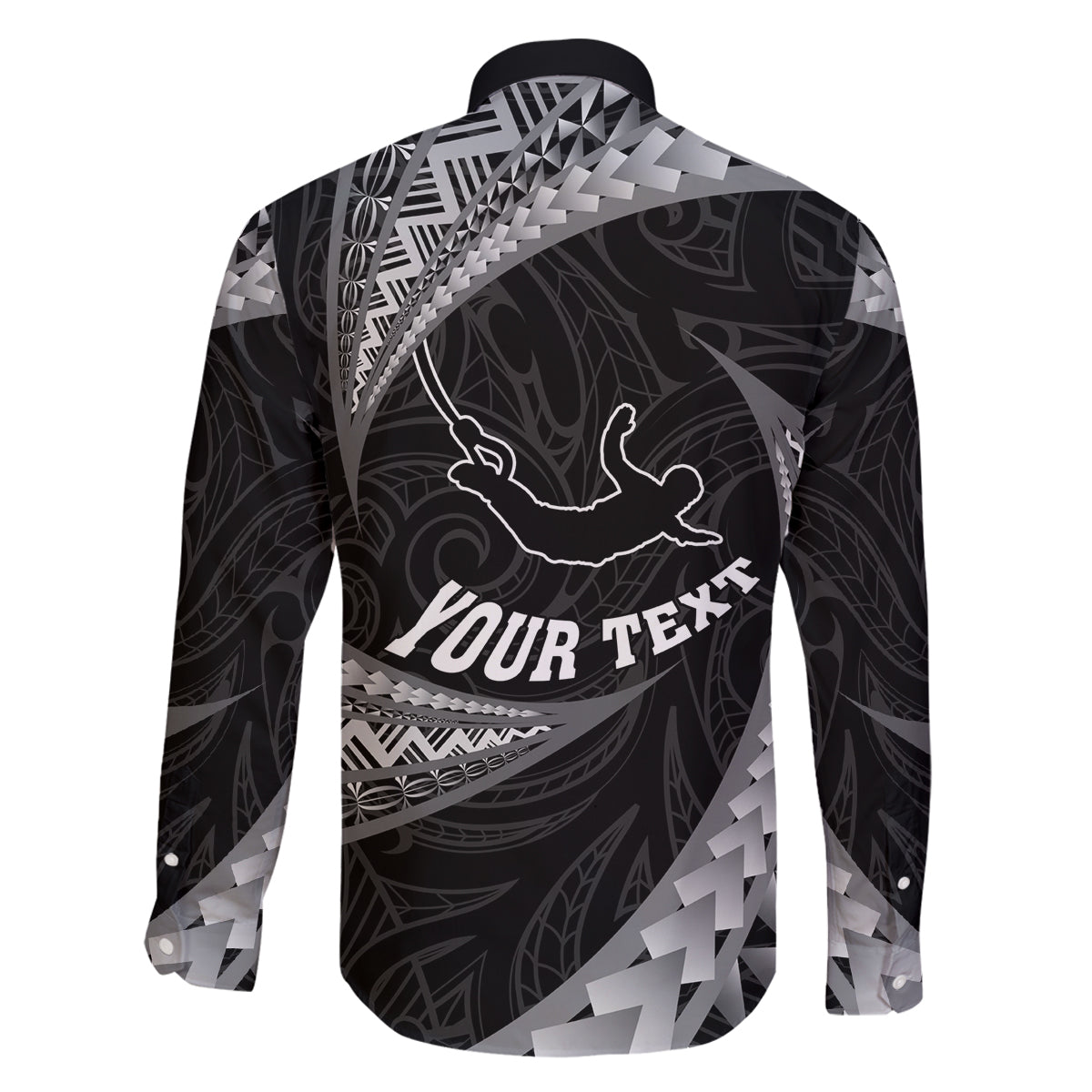 Personalised New Zealand Bungy Jumping Family Matching Puletasi Dress and Hawaiian Shirt Maori Pattern LT05 - Polynesian Pride