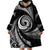 Personalised New Zealand Bungy Jumping Wearable Blanket Hoodie Maori Pattern LT05 - Polynesian Pride