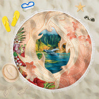 Hawaii Kauai Na Pali Coast Landscape Beach Blanket LT05 One Size 150cm Peach - Polynesian Pride