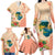 Hawaii Kauai Na Pali Coast Landscape Family Matching Long Sleeve Bodycon Dress and Hawaiian Shirt