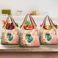 Hawaii Kauai Na Pali Coast Landscape Grocery Bag LT05 3-pack One Size Peach - Polynesian Pride