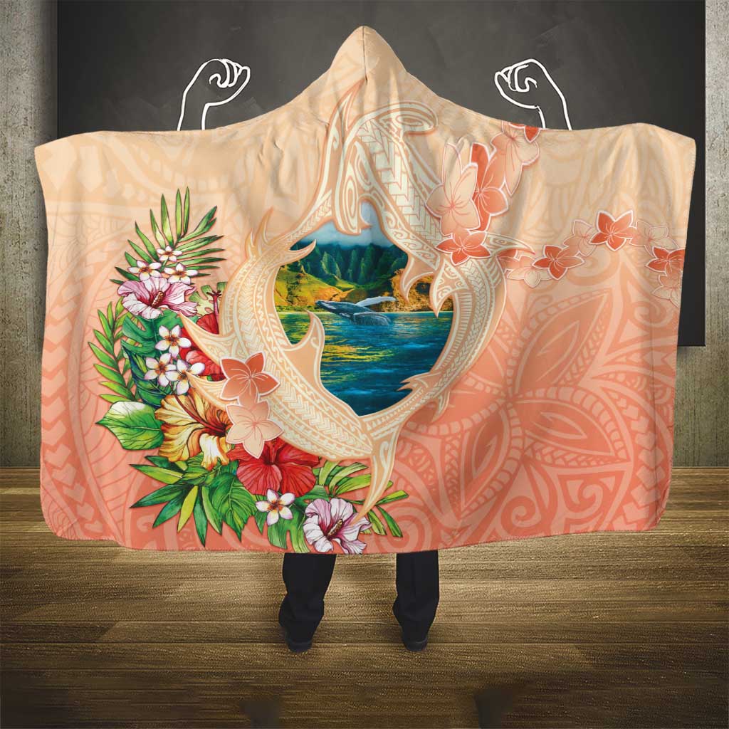 Hawaii Kauai Na Pali Coast Landscape Hooded Blanket LT05 - Polynesian Pride