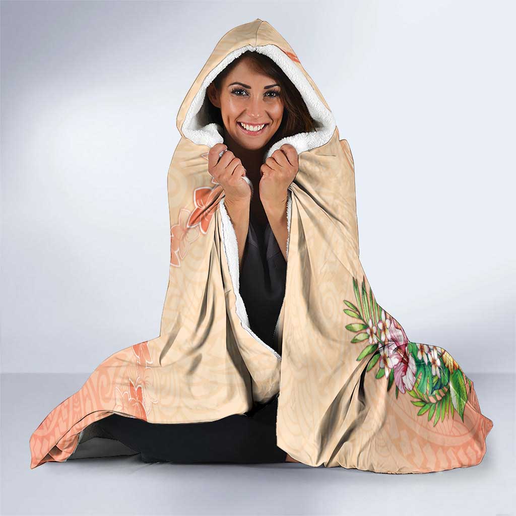 Hawaii Kauai Na Pali Coast Landscape Hooded Blanket LT05 - Polynesian Pride
