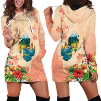 Hawaii Kauai Na Pali Coast Landscape Hoodie Dress LT05 - Polynesian Pride