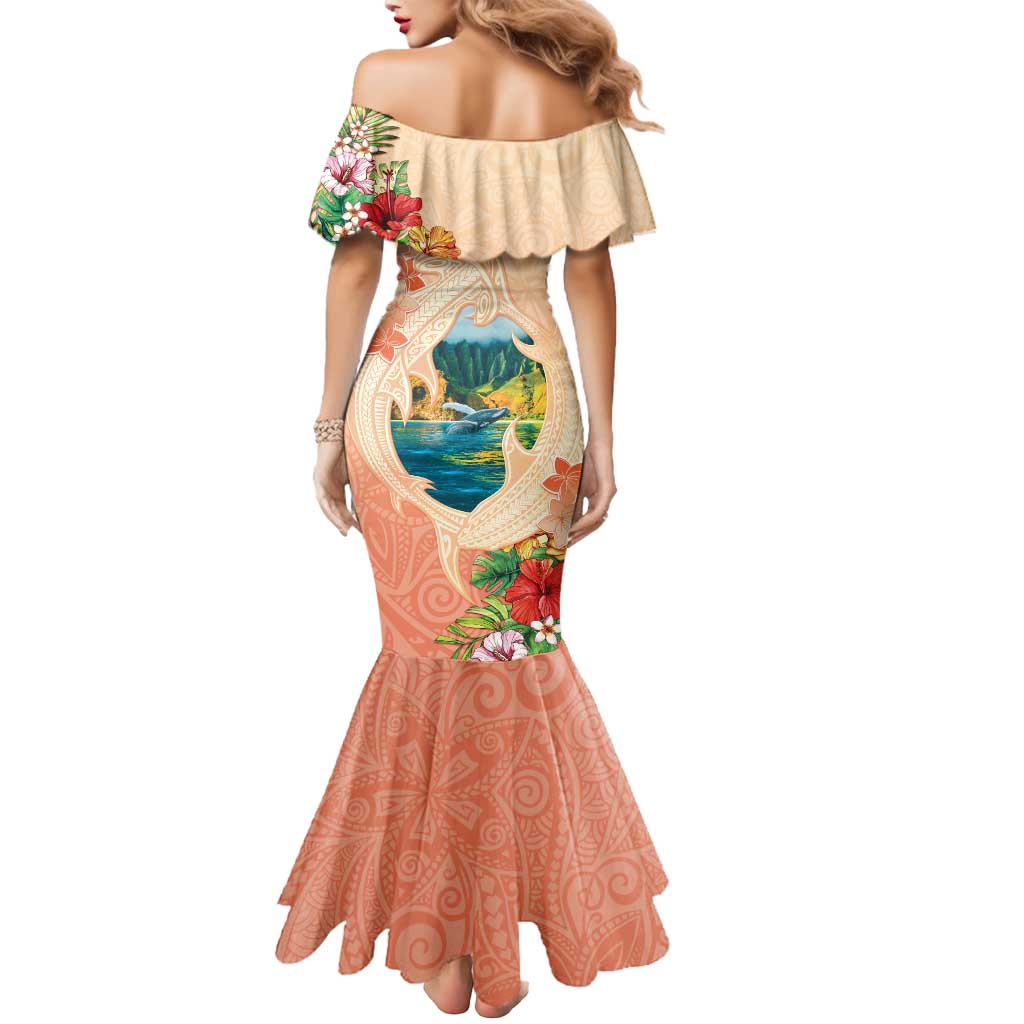 Hawaii Kauai Na Pali Coast Landscape Mermaid Dress