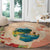 Hawaii Kauai Na Pali Coast Landscape Round Carpet