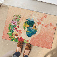 Hawaii Kauai Na Pali Coast Landscape Rubber Doormat LT05 - Polynesian Pride