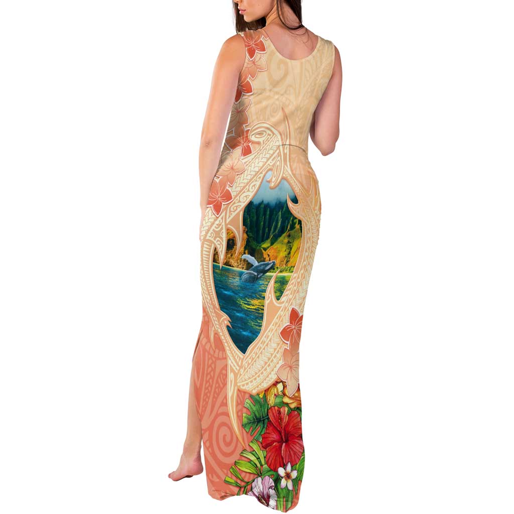 Hawaii Kauai Na Pali Coast Landscape Tank Maxi Dress LT05 - Polynesian Pride