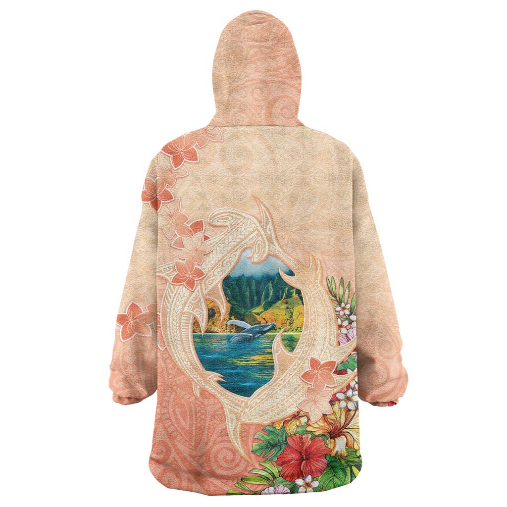 Hawaii Kauai Na Pali Coast Landscape Wearable Blanket Hoodie LT05 - Polynesian Pride