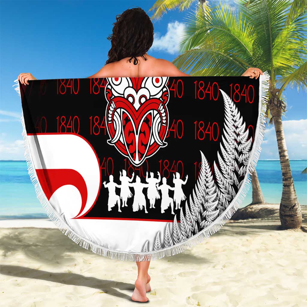 Aotearoa Toitu He Whakaputanga Beach Blanket Toitu Te Tiriti O Waitangi LT05 - Polynesian Pride