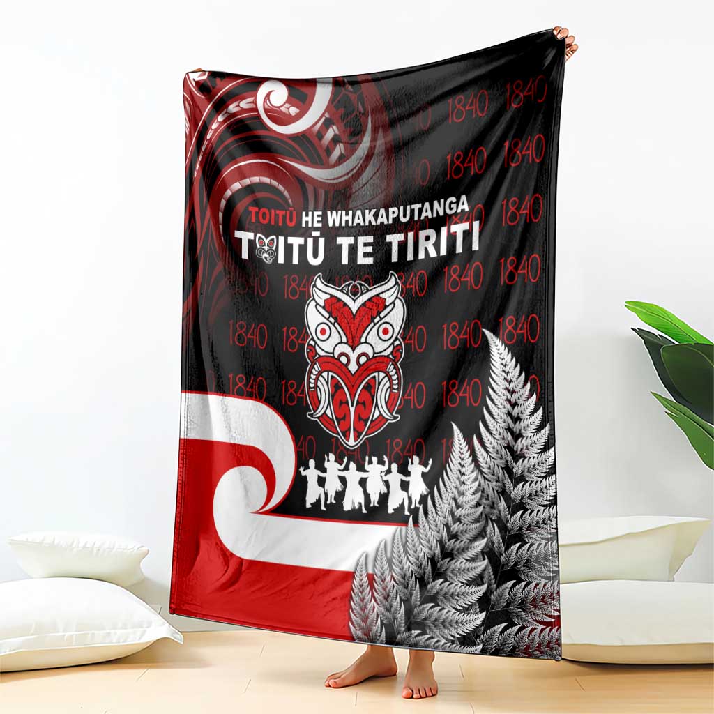 Aotearoa Toitu He Whakaputanga Blanket Toitu Te Tiriti O Waitangi LT05 - Polynesian Pride