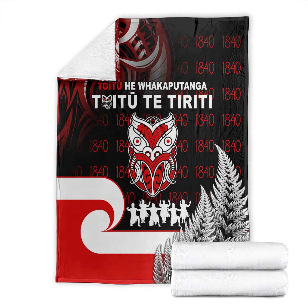 Aotearoa Toitu He Whakaputanga Blanket Toitu Te Tiriti O Waitangi LT05 - Polynesian Pride