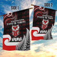 Aotearoa Toitu He Whakaputanga Garden Flag Toitu Te Tiriti O Waitangi LT05 - Polynesian Pride