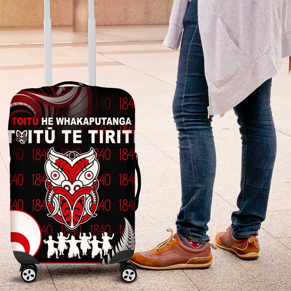 Aotearoa Toitu He Whakaputanga Luggage Cover Toitu Te Tiriti O Waitangi