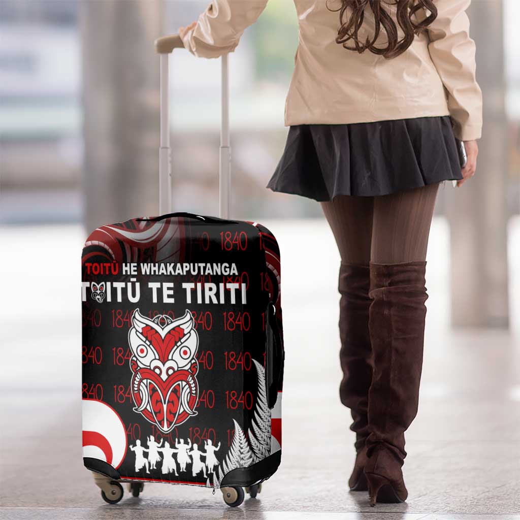 Aotearoa Toitu He Whakaputanga Luggage Cover Toitu Te Tiriti O Waitangi