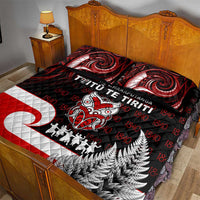 Aotearoa Toitu He Whakaputanga Quilt Bed Set Toitu Te Tiriti O Waitangi LT05 - Polynesian Pride