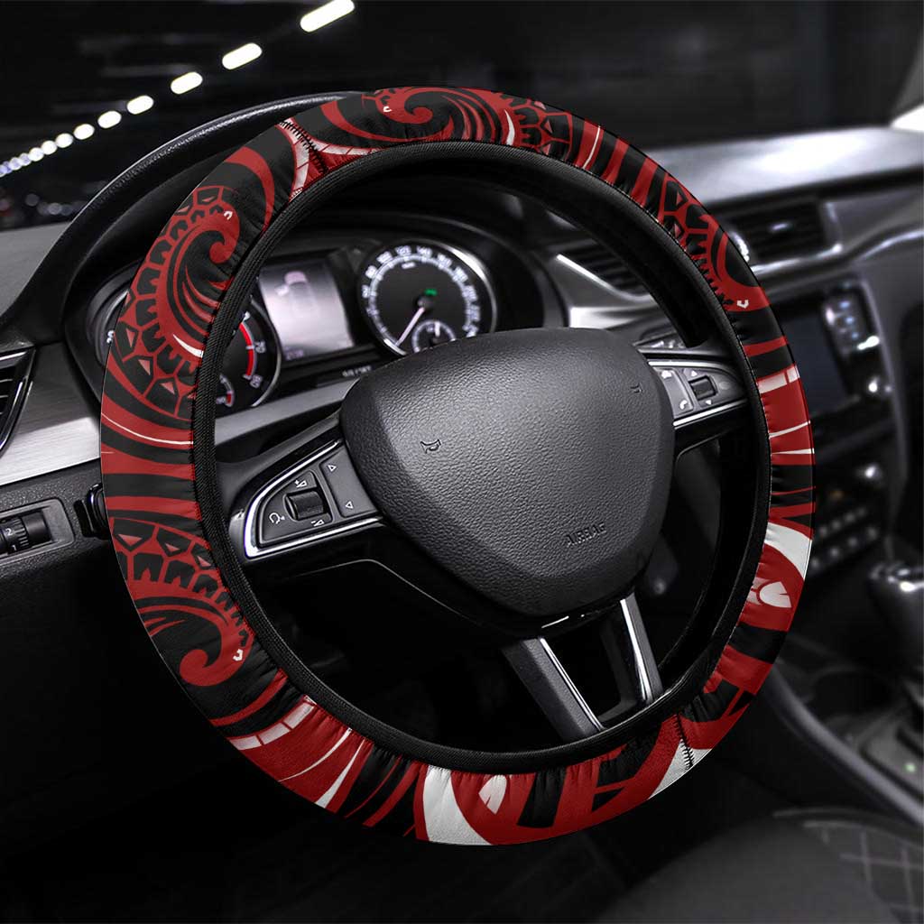 Aotearoa Toitu He Whakaputanga Steering Wheel Cover Toitu Te Tiriti O Waitangi