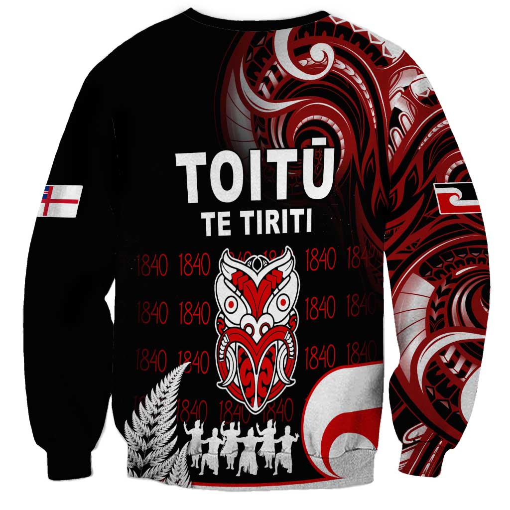 Aotearoa Toitu He Whakaputanga Sweatshirt Toitu Te Tiriti O Waitangi LT05 - Polynesian Pride