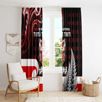 Aotearoa Toitu He Whakaputanga Window Curtain Toitu Te Tiriti O Waitangi LT05 - Polynesian Pride
