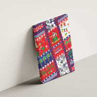 Wallis And Futuna Christmas Canvas Wall Art Festive Beach Vibes - Polynesian Pride