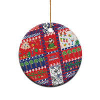Wallis And Futuna Christmas Ceramic Ornament Festive Beach Vibes - Polynesian Pride