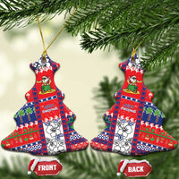 Wallis And Futuna Christmas Ceramic Ornament Festive Beach Vibes - Polynesian Pride