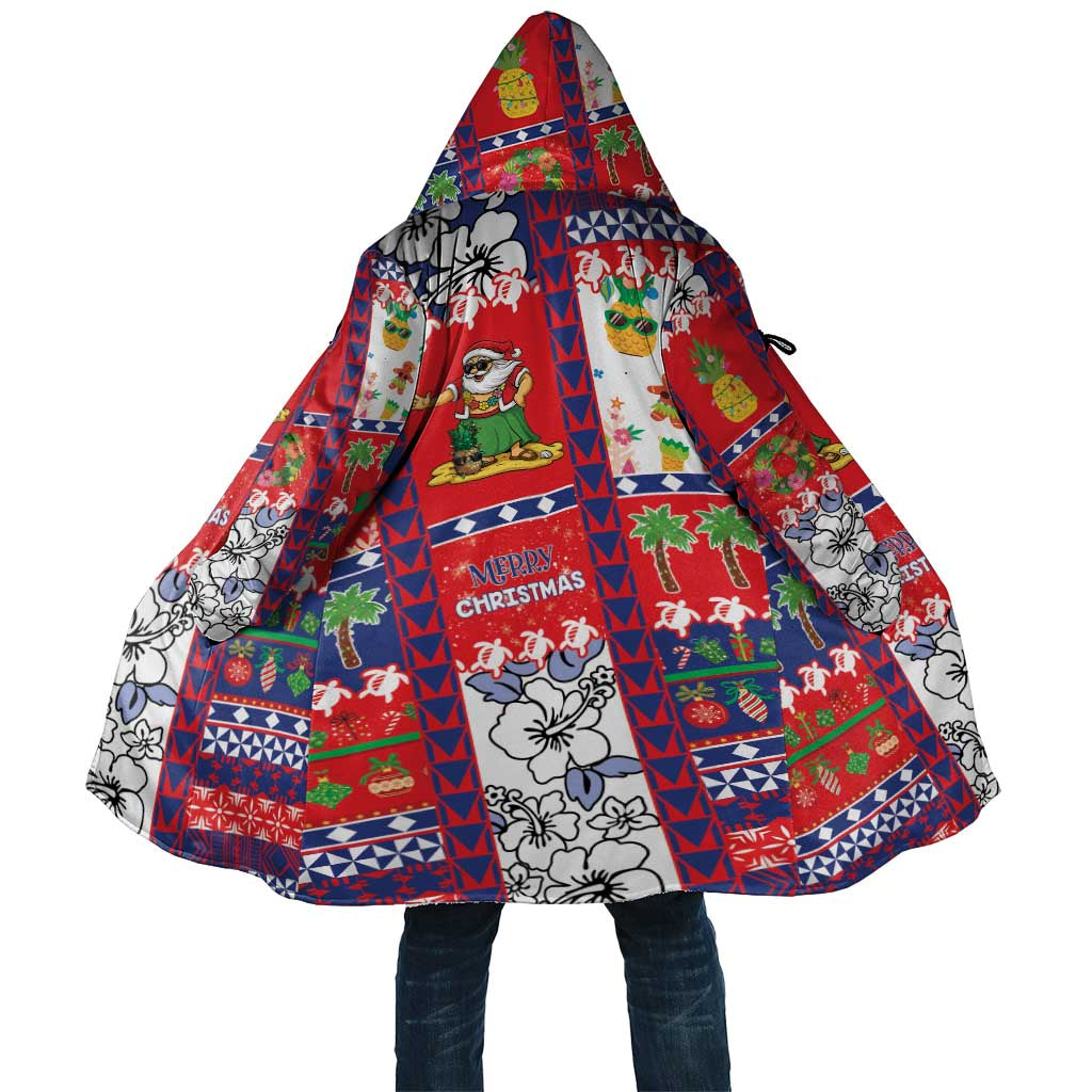 Wallis And Futuna Christmas Cloak Festive Beach Vibes - Polynesian Pride